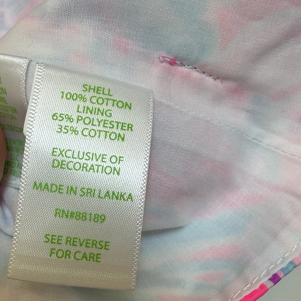 NWOT Lilly Pulitzer Pink & Aqua Swirl Dress with Matching Bloomers | 3-6 months - Picture 6 of 7